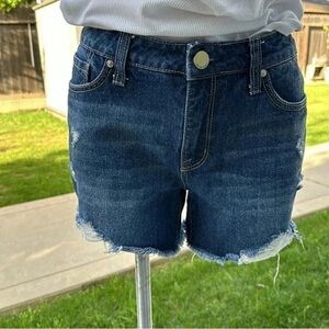 Seven7 Women's Blue Jean Shorts